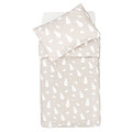 Housse de Couette et Taie Happy Miffy Nougat - 100 x 140 cm