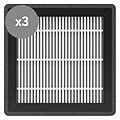 Lot de 3 Filtres pour Purificateur d'Air 3-en-1 Clean
