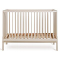 Lit Bébé Réglable Ashi Argile - 120 x 60 cm