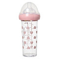Biberon Coeurs Roses - 210 ml