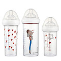 Lot de 3 Biberons My Love - 210 ml et 360 ml