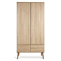 Armoire 2 Portes Flow - Honey Ash