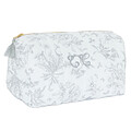 Trousse de Toilette - Toile de Jouy Gris Clair