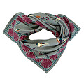 Small Foulard Manika Cerisier - Grey
