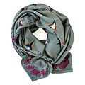 Big Foulard Latika Cerisier - Grey