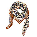 Big Foulard Dupatta Léopard - Rust