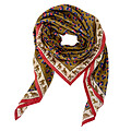 Big Foulard Dupatta Léopard - Fire