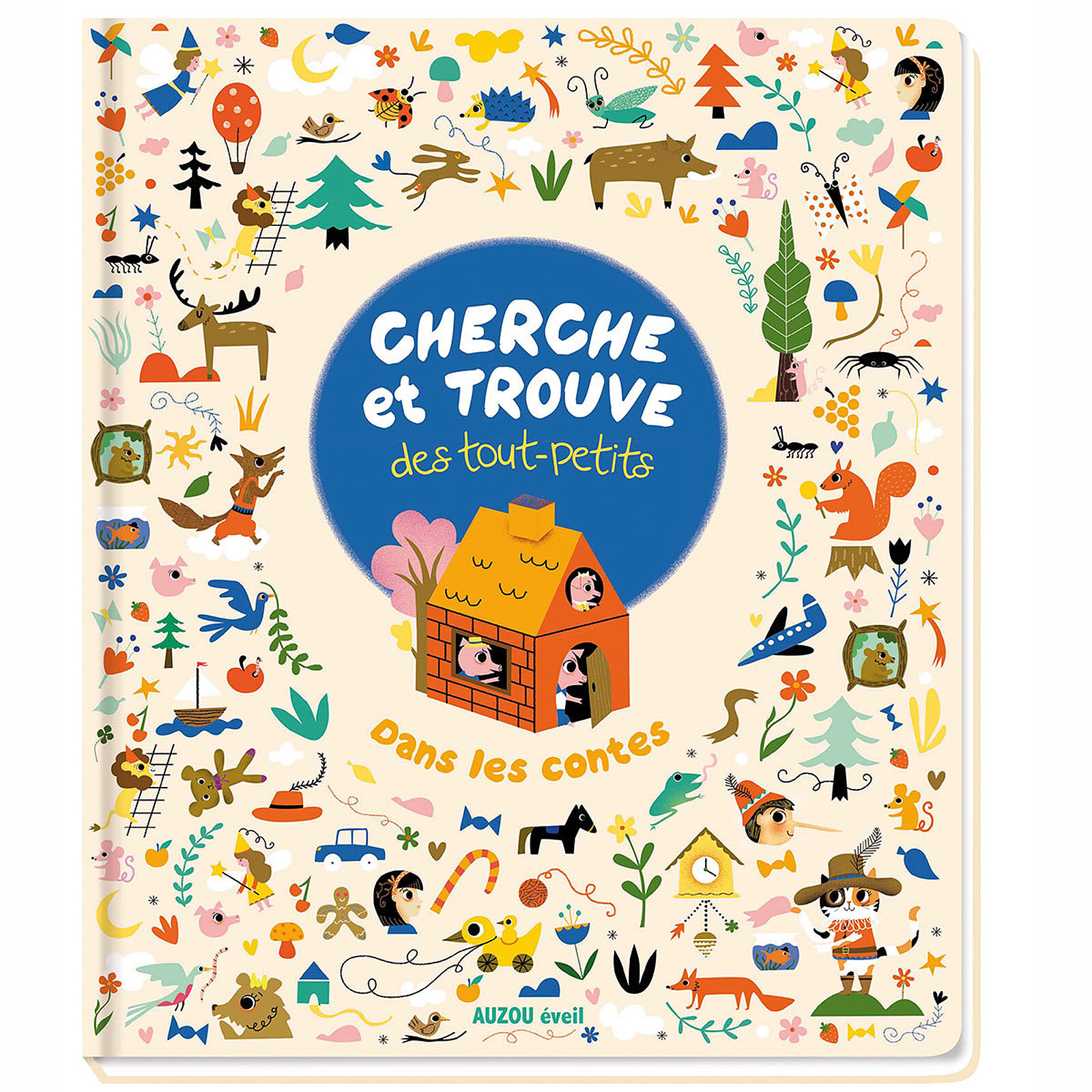 Cherche et Trouve - Dans les Contes (Auzou) - Couverture
