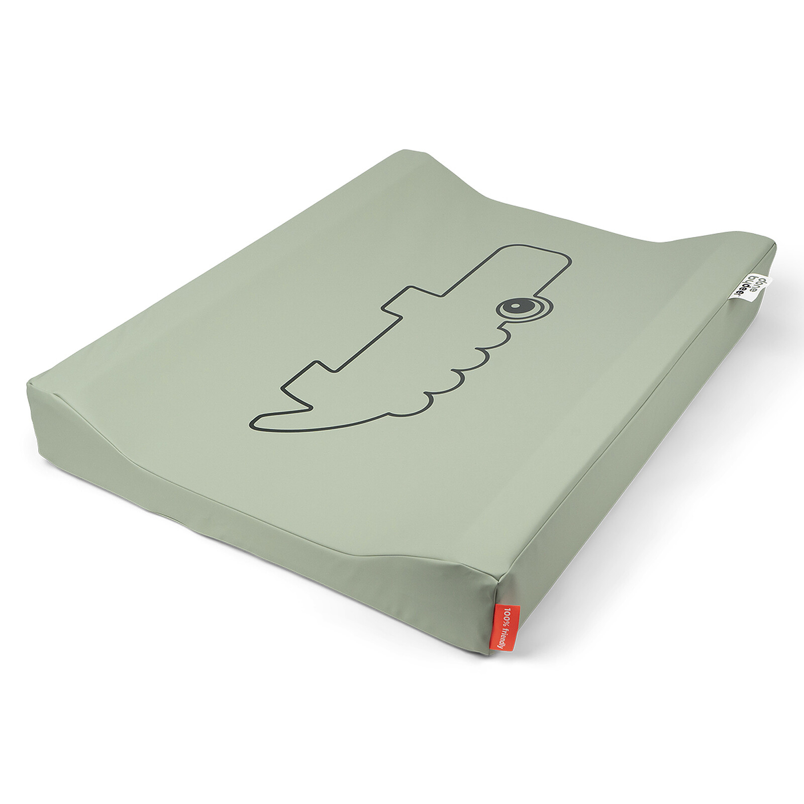 Matelas à Langer Easy Wipe - Croco Vert (Done by deer) - Couverture