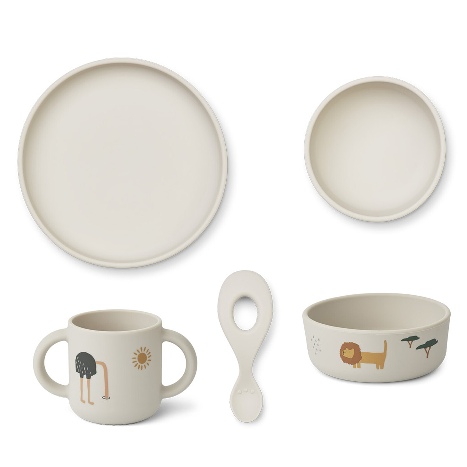 Set Repas 4 Pièces Vivi - Safari Sandy Mix (Liewood) - Couverture