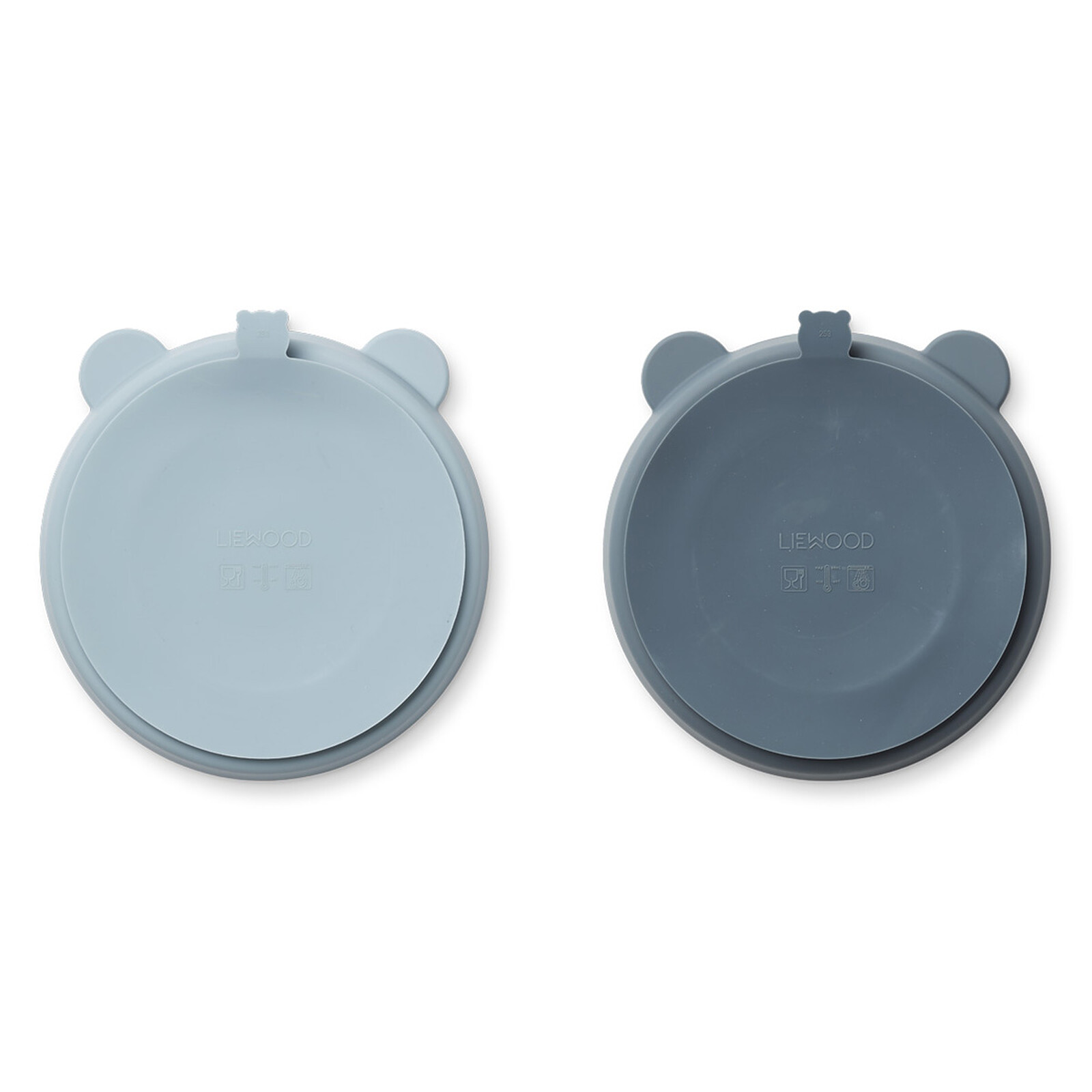 Avis Lot de 2 Assiettes Compartimentées Stacy - Sea Blue Whale Blue Mix