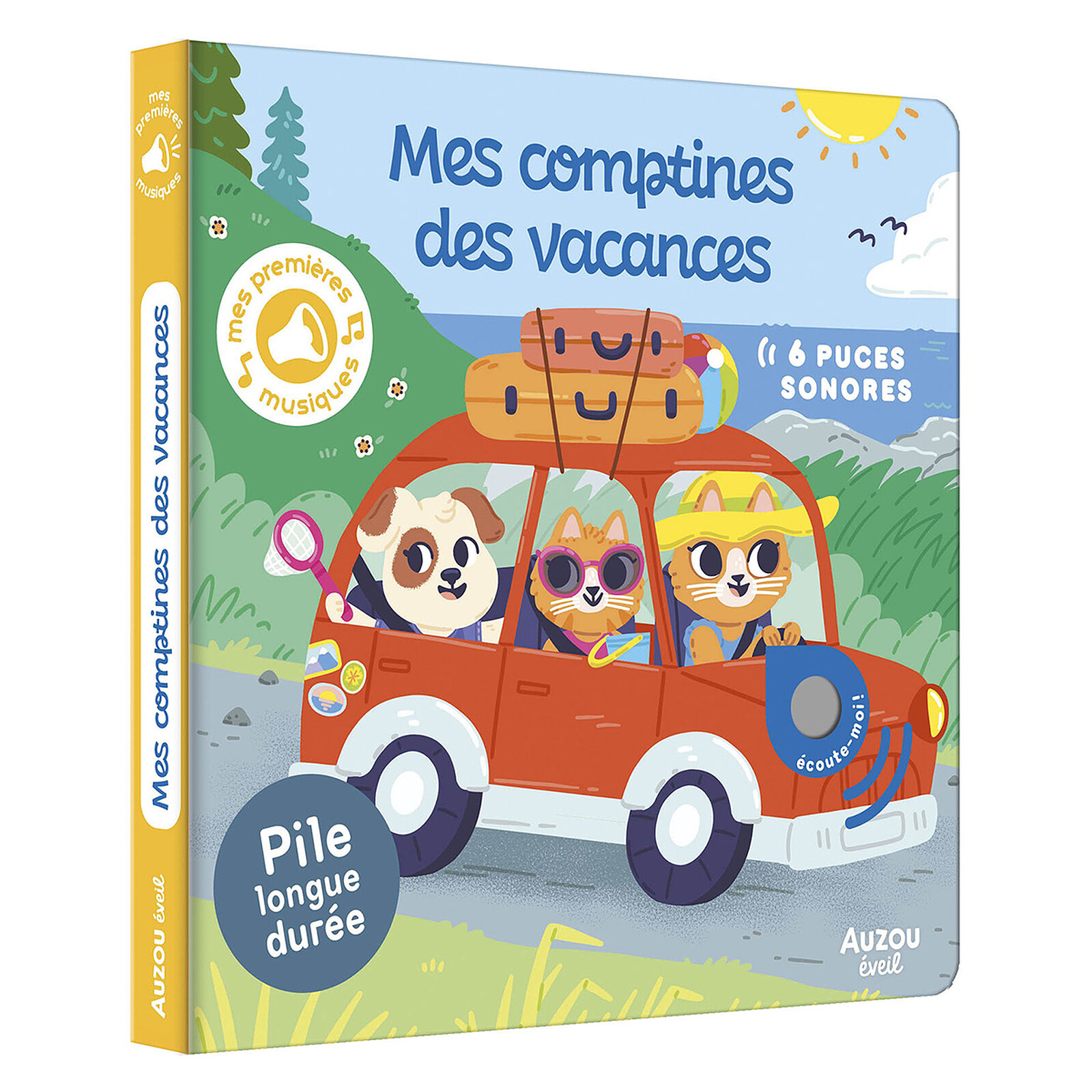 Mes Comptines des Vacances (Auzou) - Couverture