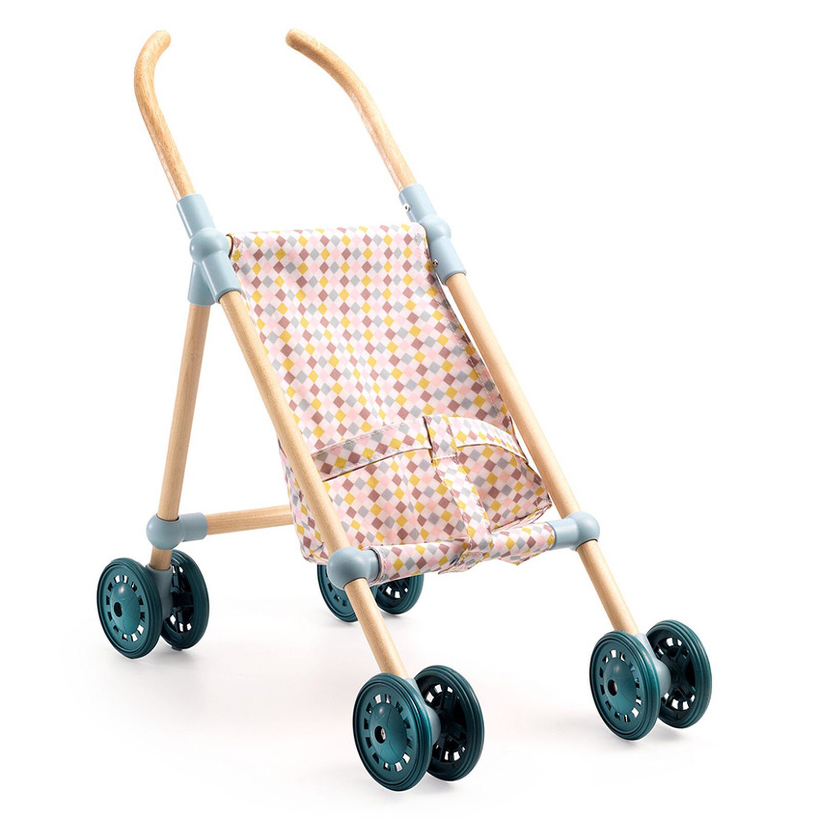 DJECO – Poussette T&G Crazy Motors Miss Burgundy – Unisex Enfant – Matériaux De Qualité – À Suivre Recommandations D’âge Et Poids – Réf 35483
