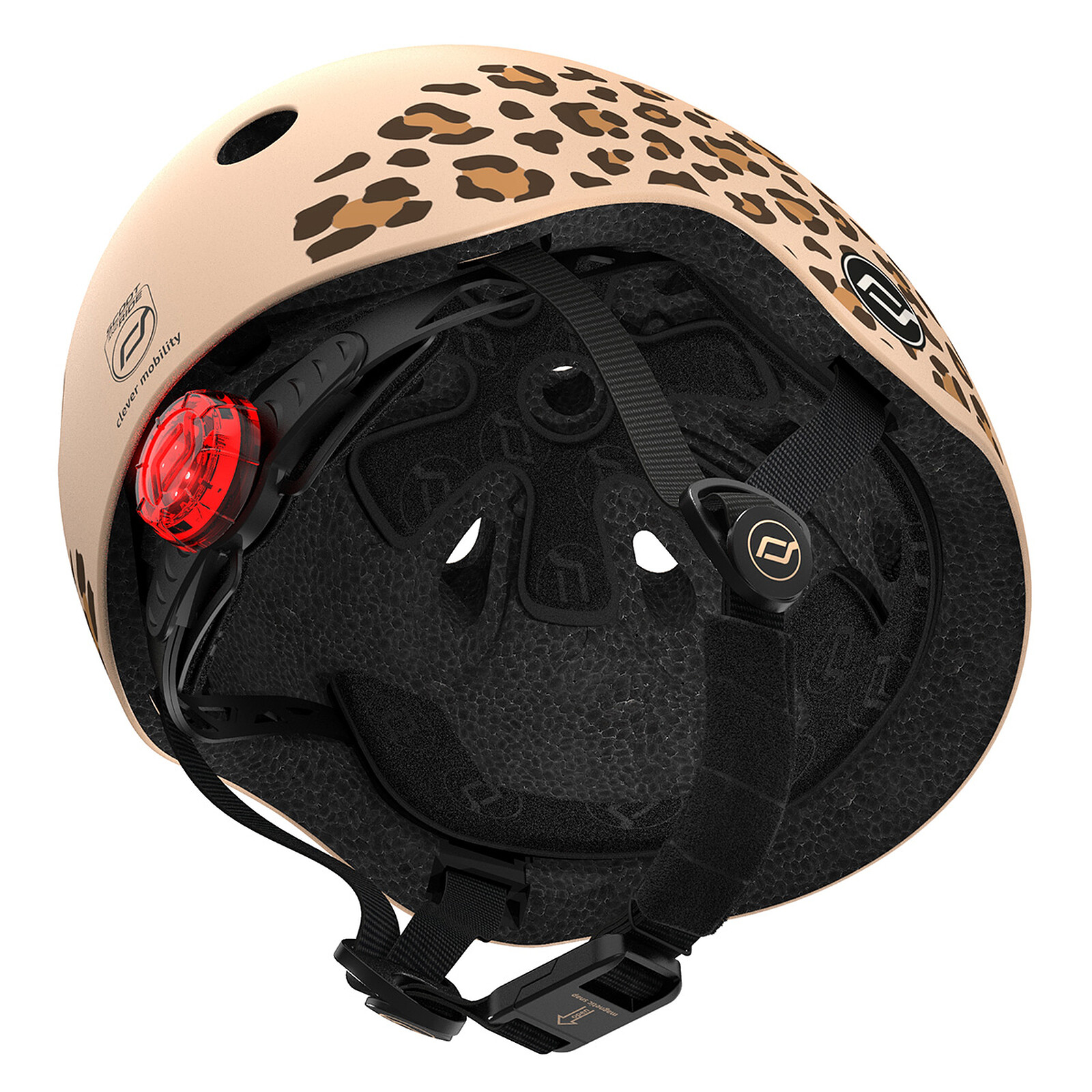 Casque Leopard - Taille 45-51 cm Scoot & Ride
