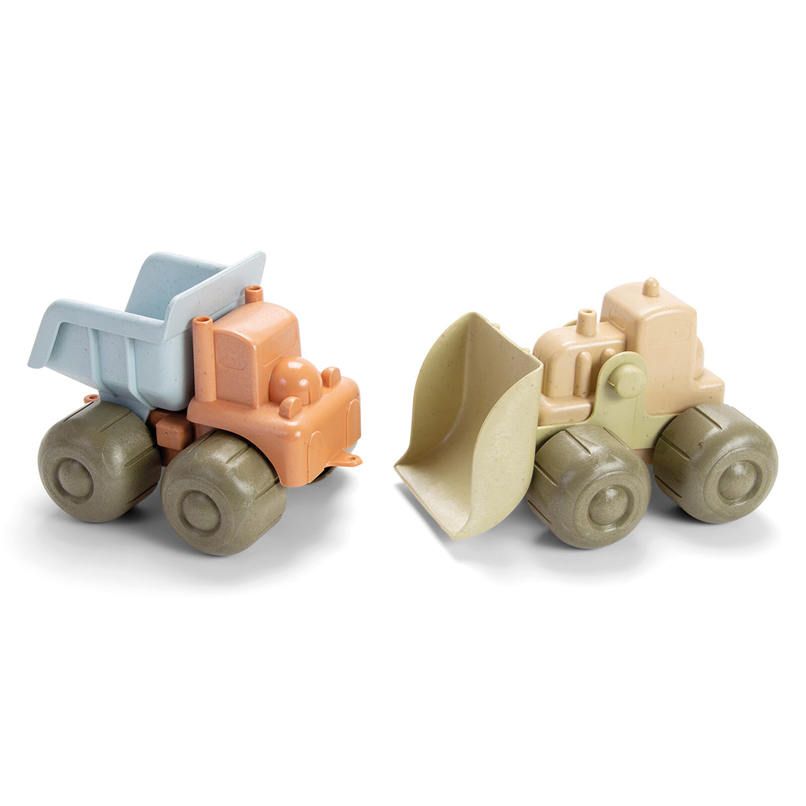 Lot de 2 Véhicules de Construction en Bioplastique Dantoy