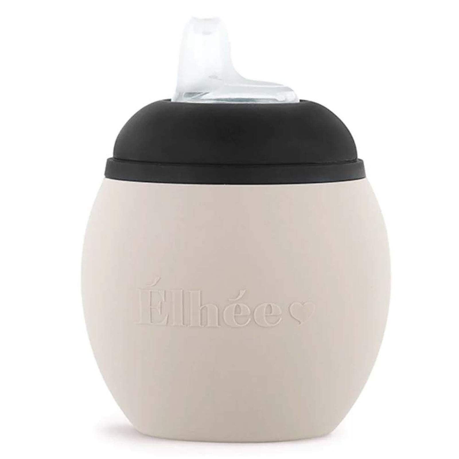 Gourde d'Apprentissage Bubble Sand & Black - 240 ml Elhée