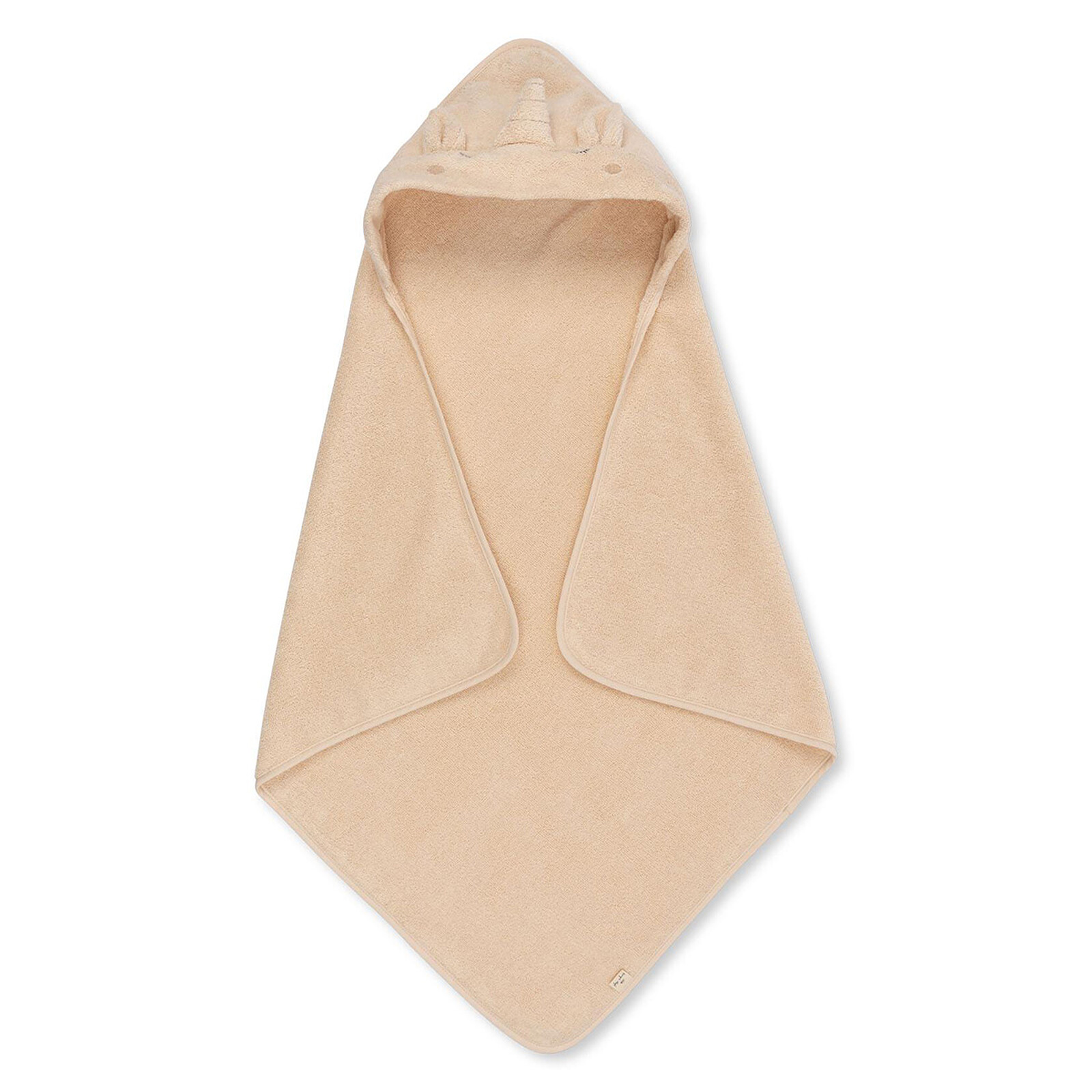 KDO MAGIC Cape de Bain bébé personnalisée - Sortie de Bain Coton avec Capuche - Brodé avec Le prénom - Serviette bébé Personnalisable - Doux et Absorbant (Rose