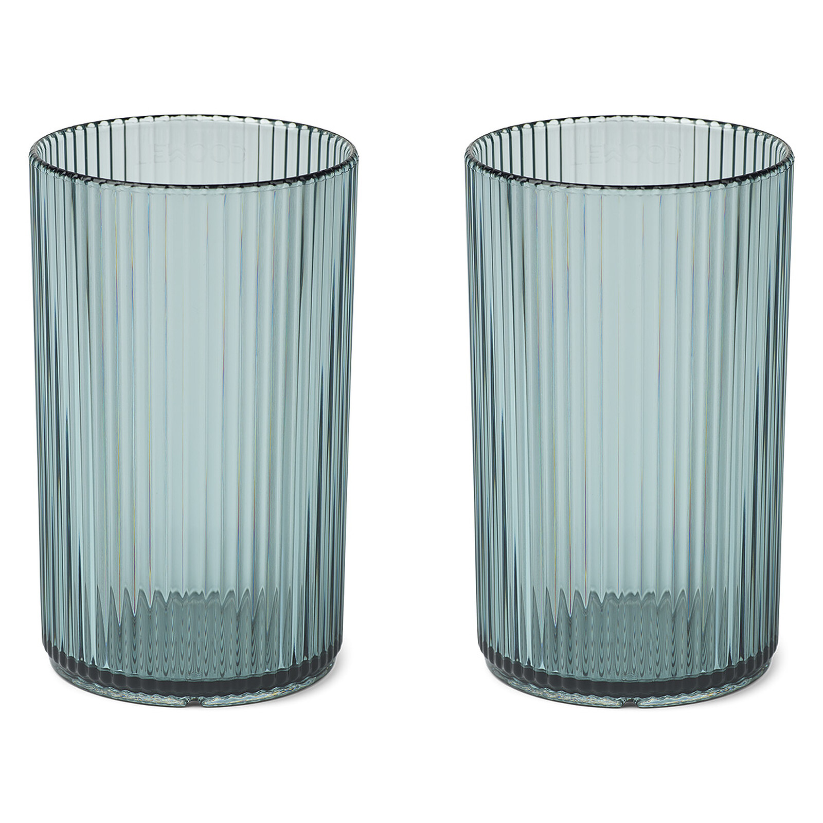 Lot de 2 Verres Farrel Sea Blue - 250 ml Liewood