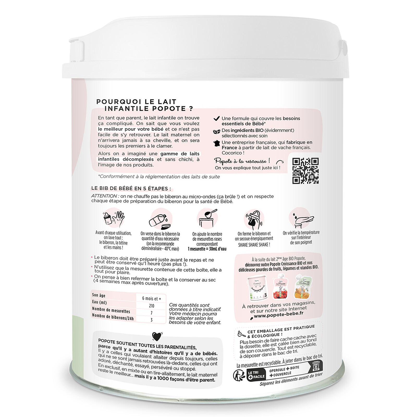 Avis Lait 2ème Âge Bio - 800 g