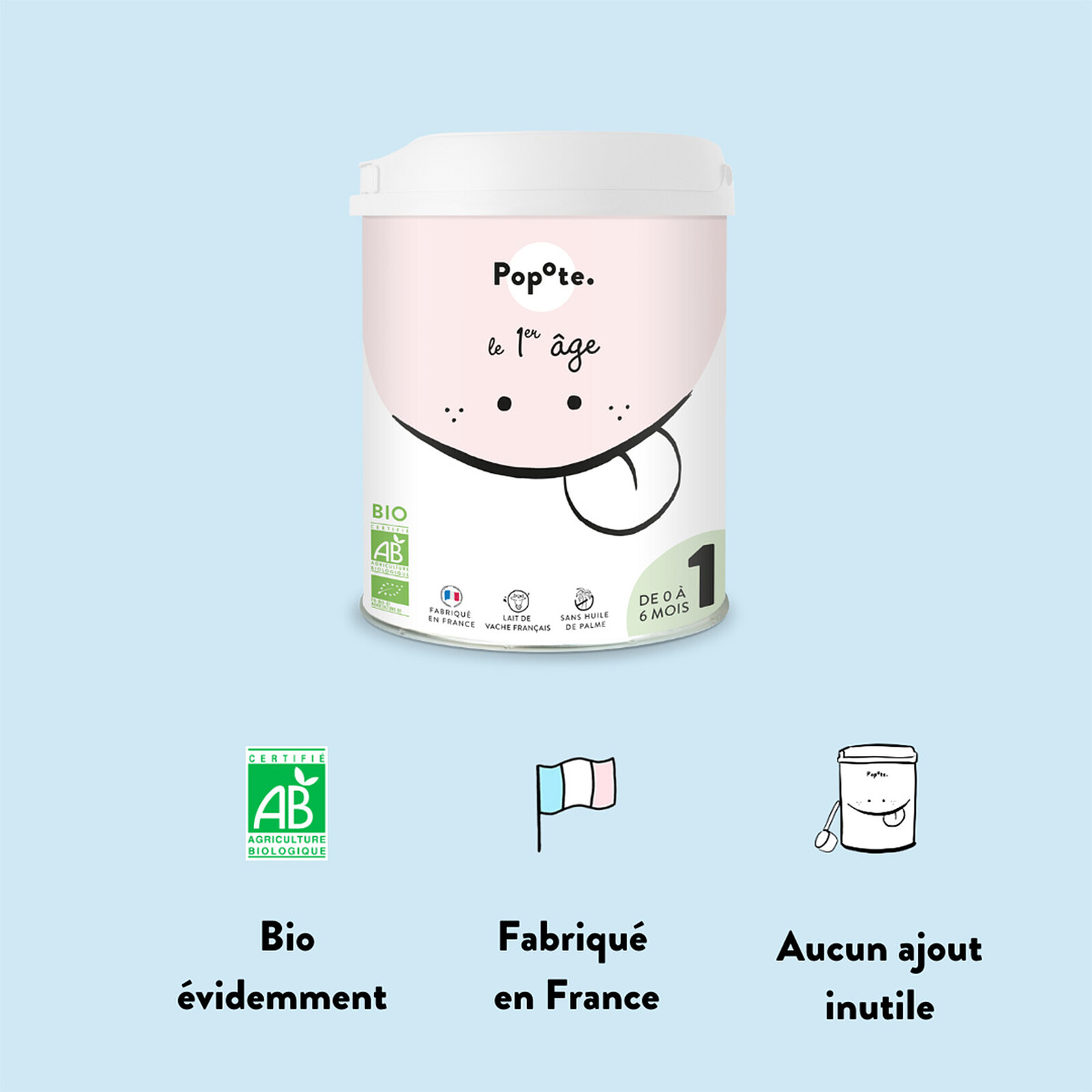 Achat Lait 1er Âge Bio - 800 g