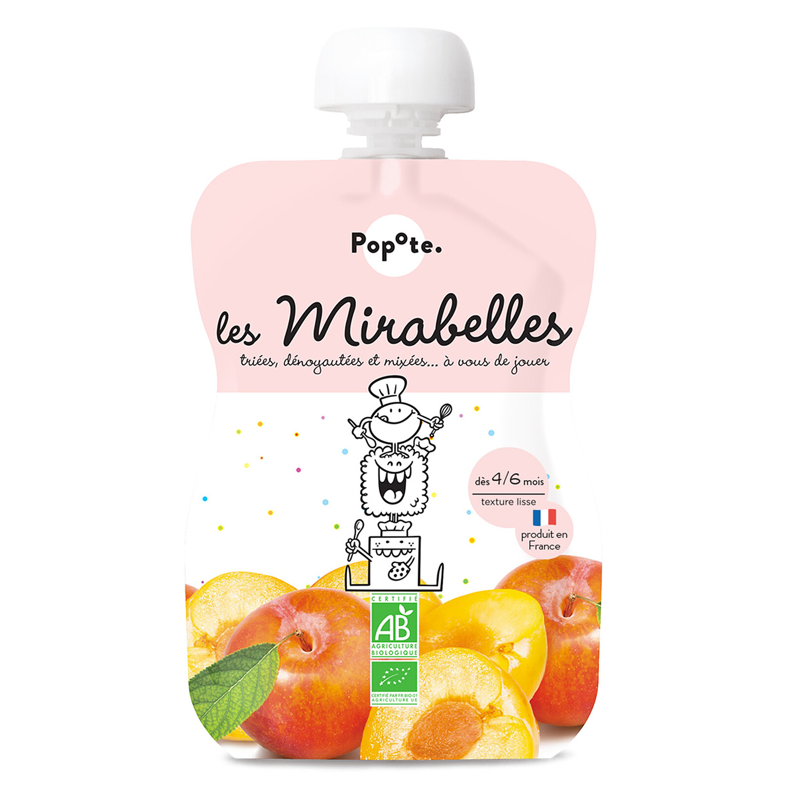 Gourde Repas Bio Mirabelles - 120 g Popote