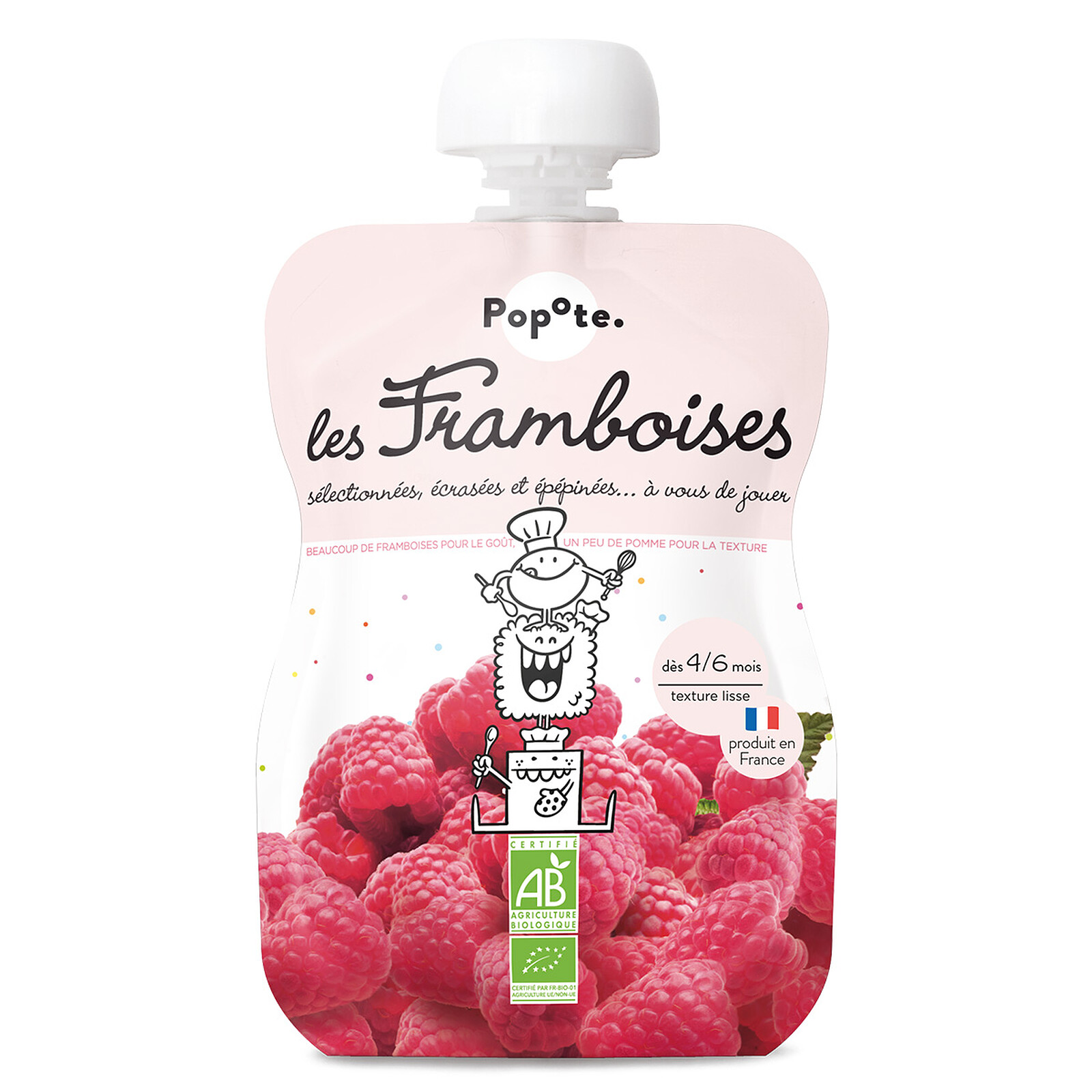 Gourde Repas Bio Framboises - 120 g Popote