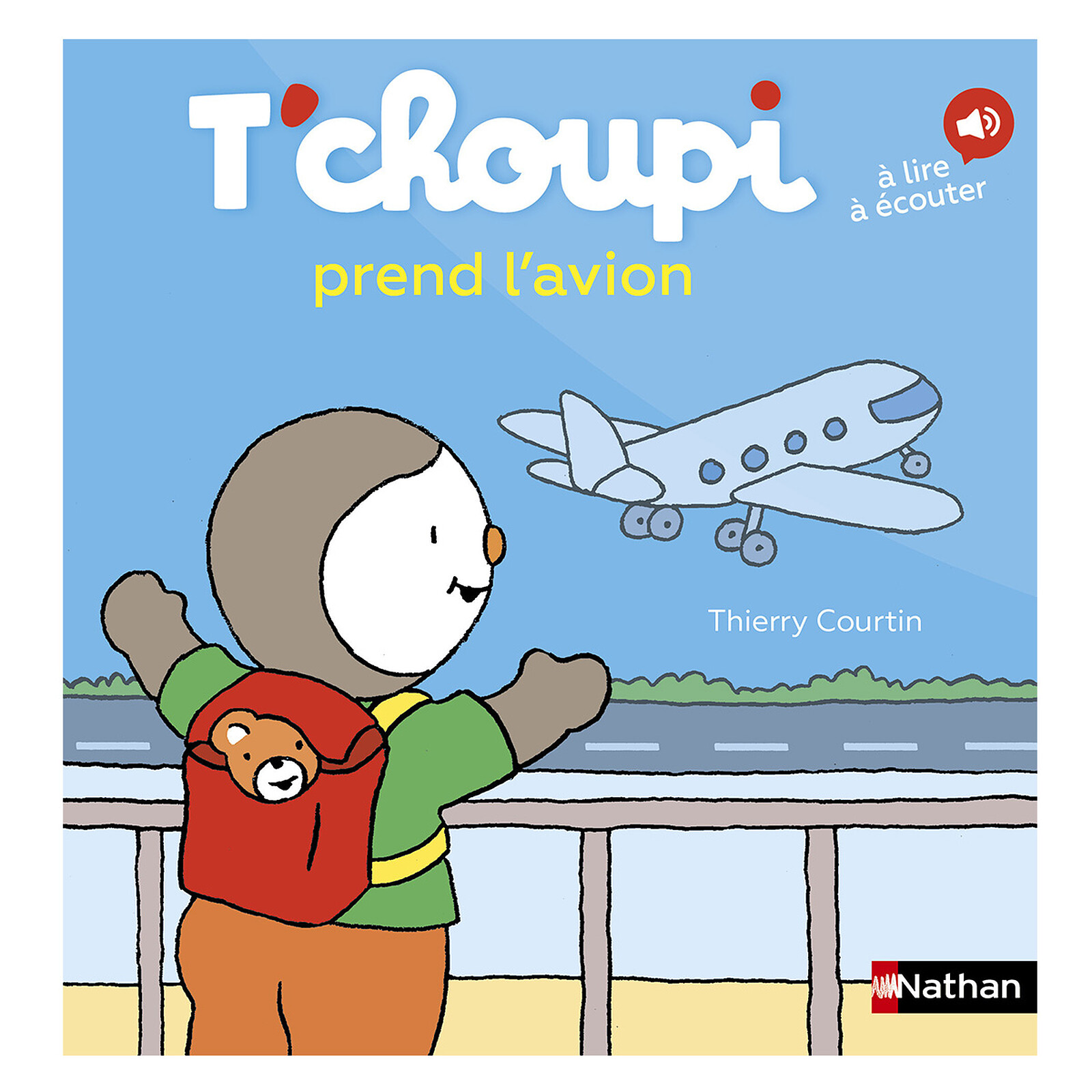 T'choupi Prend l'Avion (Nathan Editions) - Couverture