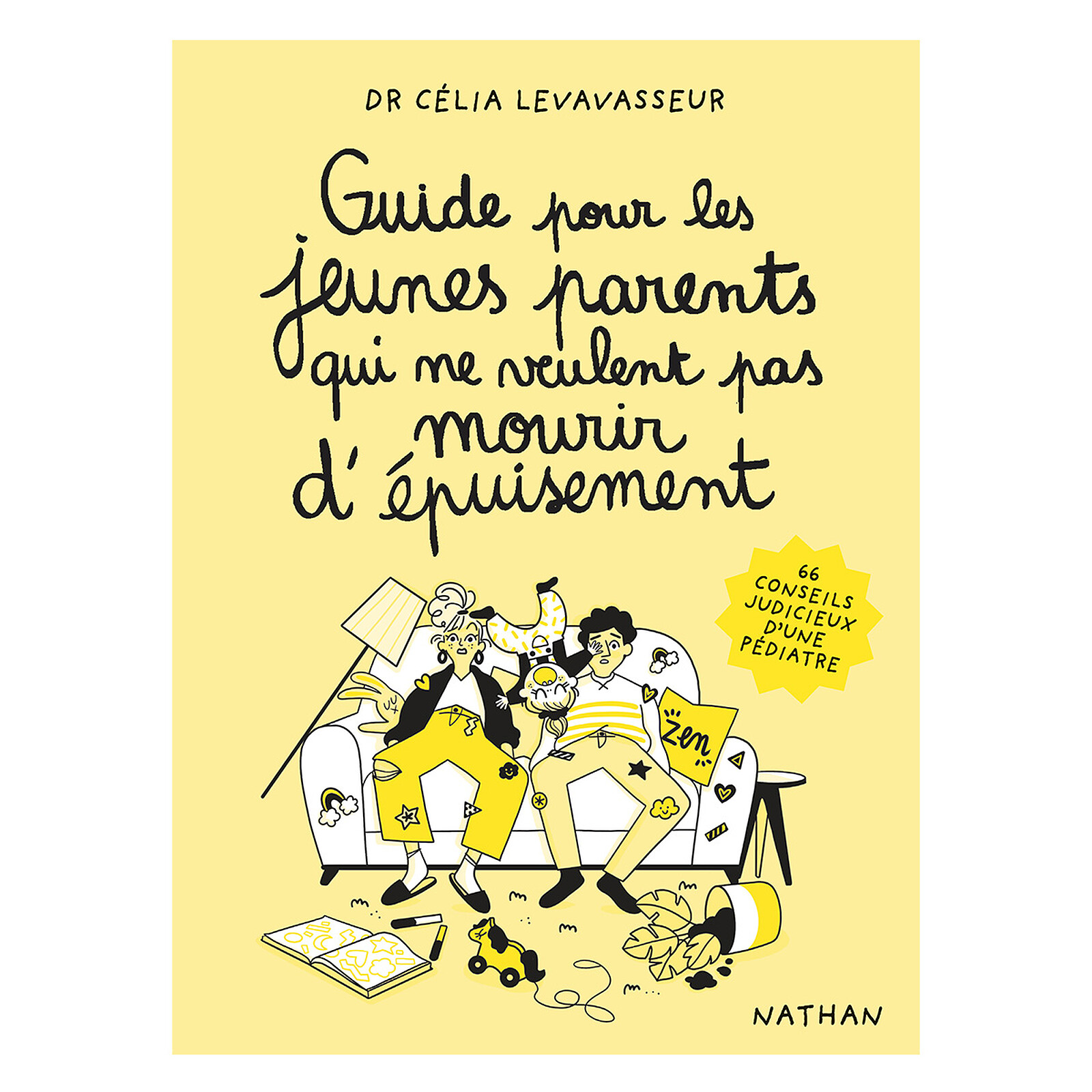 Guide pour les Jeunes Parents qui ne Veulent pas Mourir d'Epuisement (Nathan Editions) - Couverture