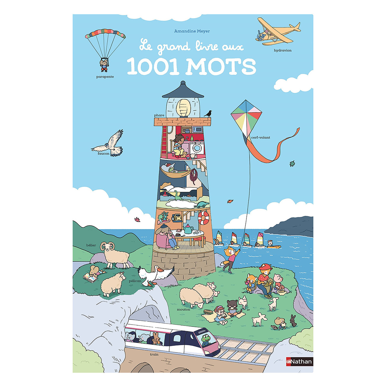 Le Grand Livre aux 1001 Mots (Nathan Editions) - Couverture