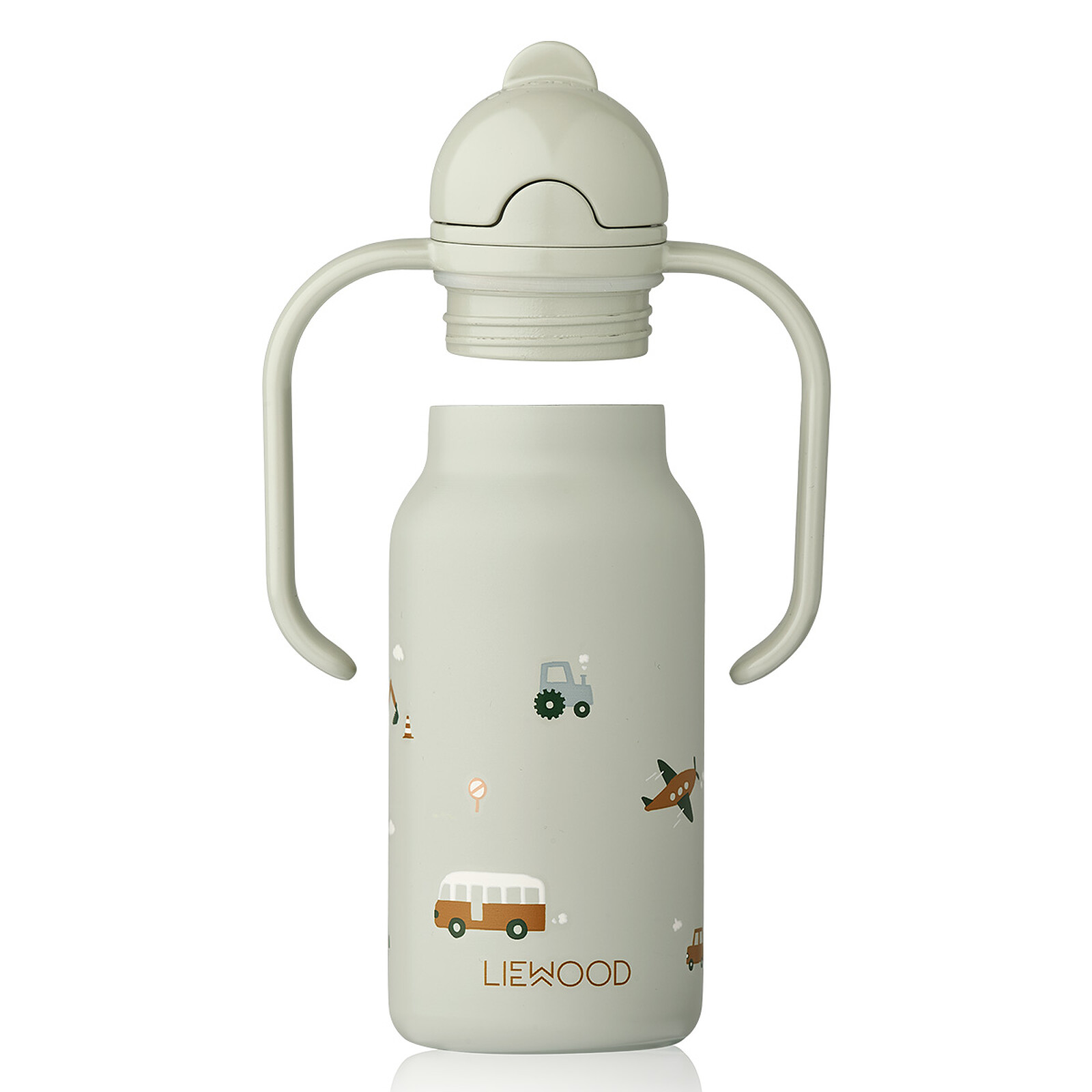 Avis Gourde avec Poignées Kimmie Vehicles Dove Blue Mix - 250 ml