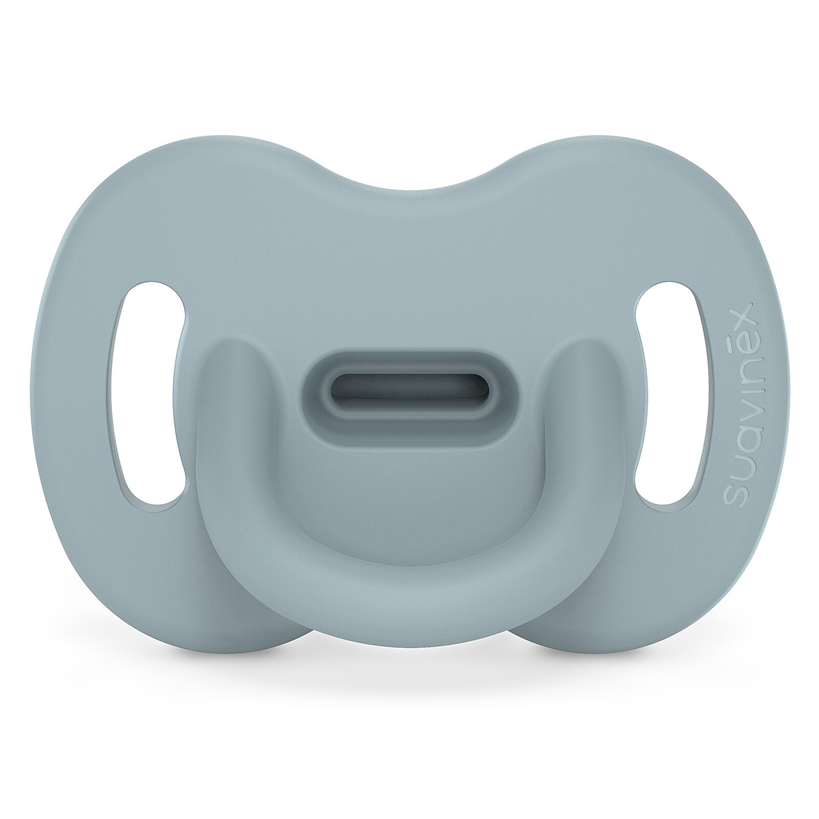 Sucette Suavinex SX Pro 6-18 Mois - Tétine Symétrique En Silicone Fin, Plate, Réversible, Collerette Transparente