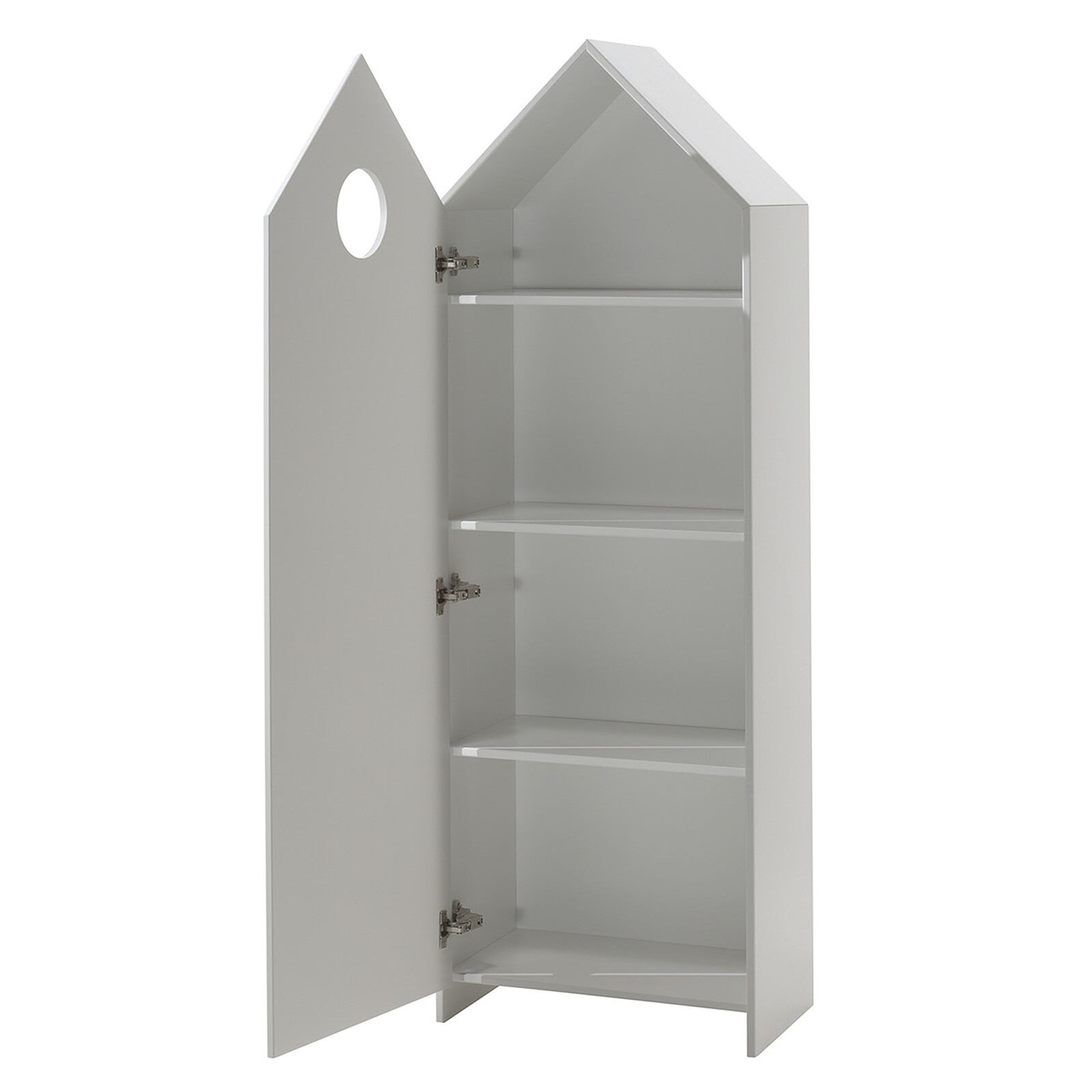 Armoire Casami 1 Porte - Gris JAXX