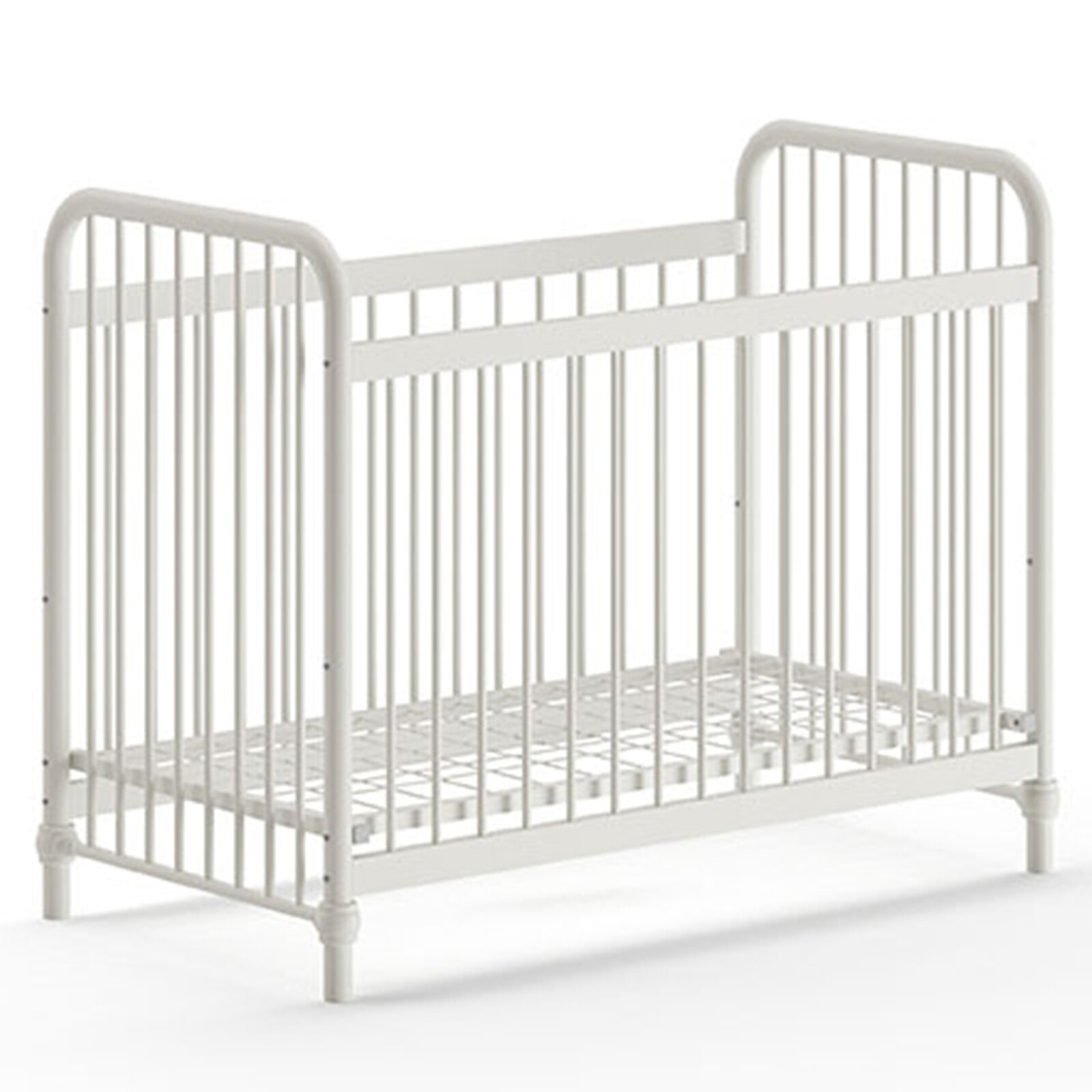 Lit Bébé Réglable Bronxx Blanc Mat - 60 x 120 cm JAXX