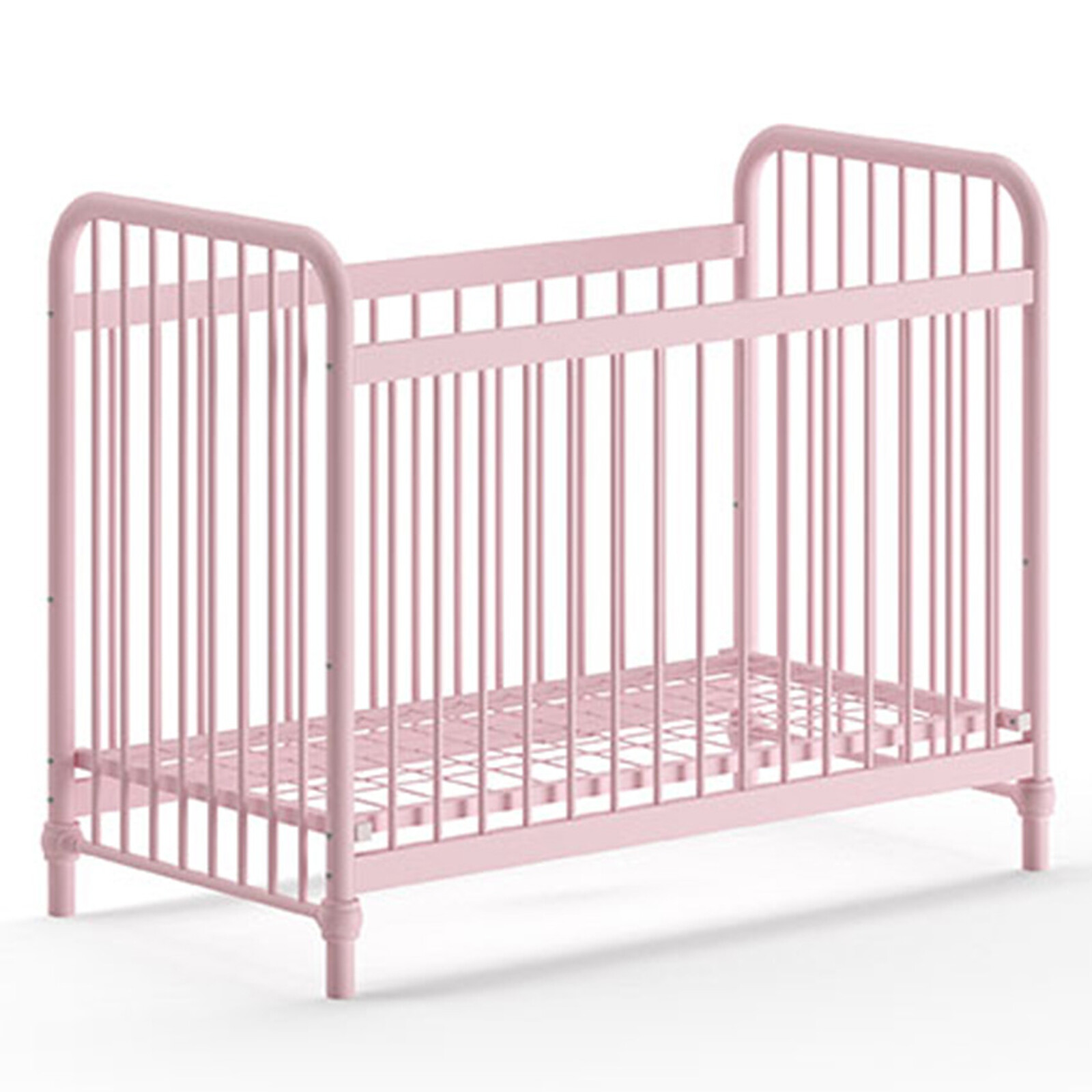 Lit Bébé Réglable Bronxx Misty Pink Mat - 60 x 120 cm JAXX