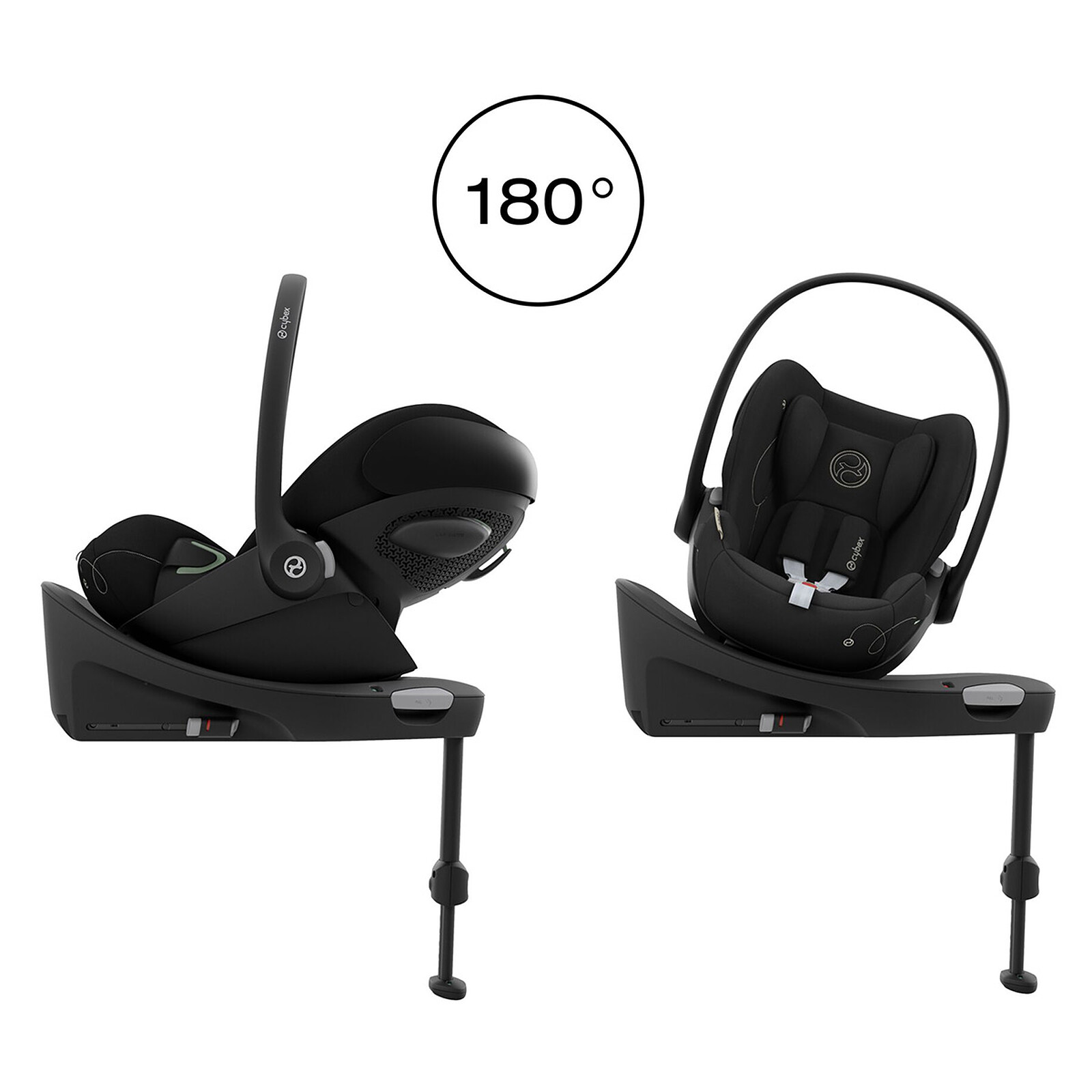 Siège Auto Cloud G i-Size Groupe 0+ - Moon Black Cybex