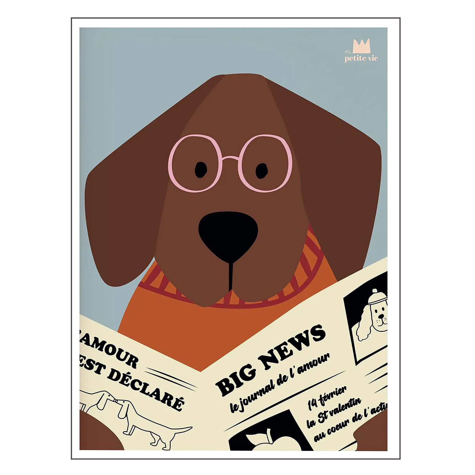 Affiche Le Journal de l'Amour - 40 x 30 cm (Ma petite vie) - Couverture