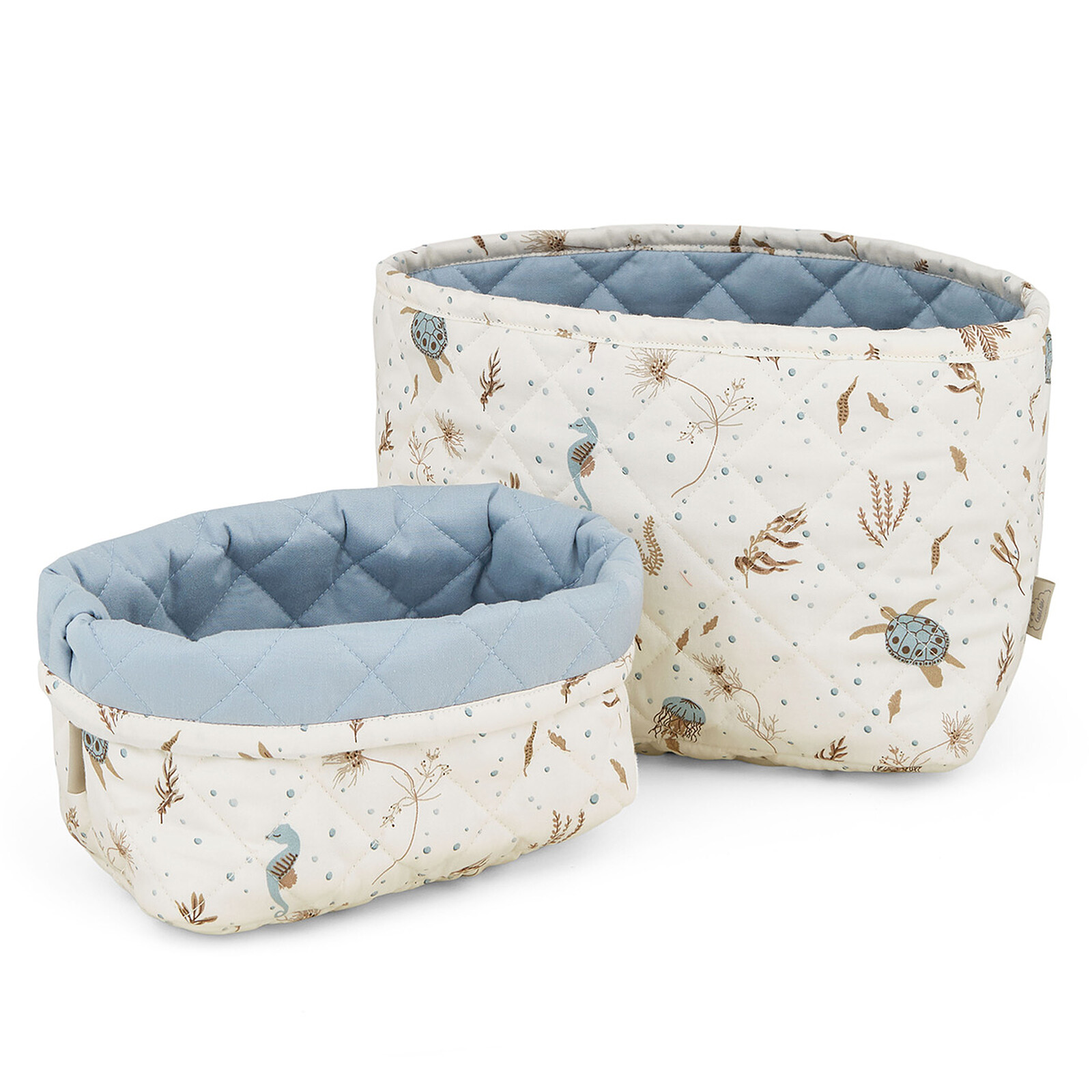Lot de 2 Paniers de Rangement - Sea Garden (CamCam Copenhagen) - Couverture