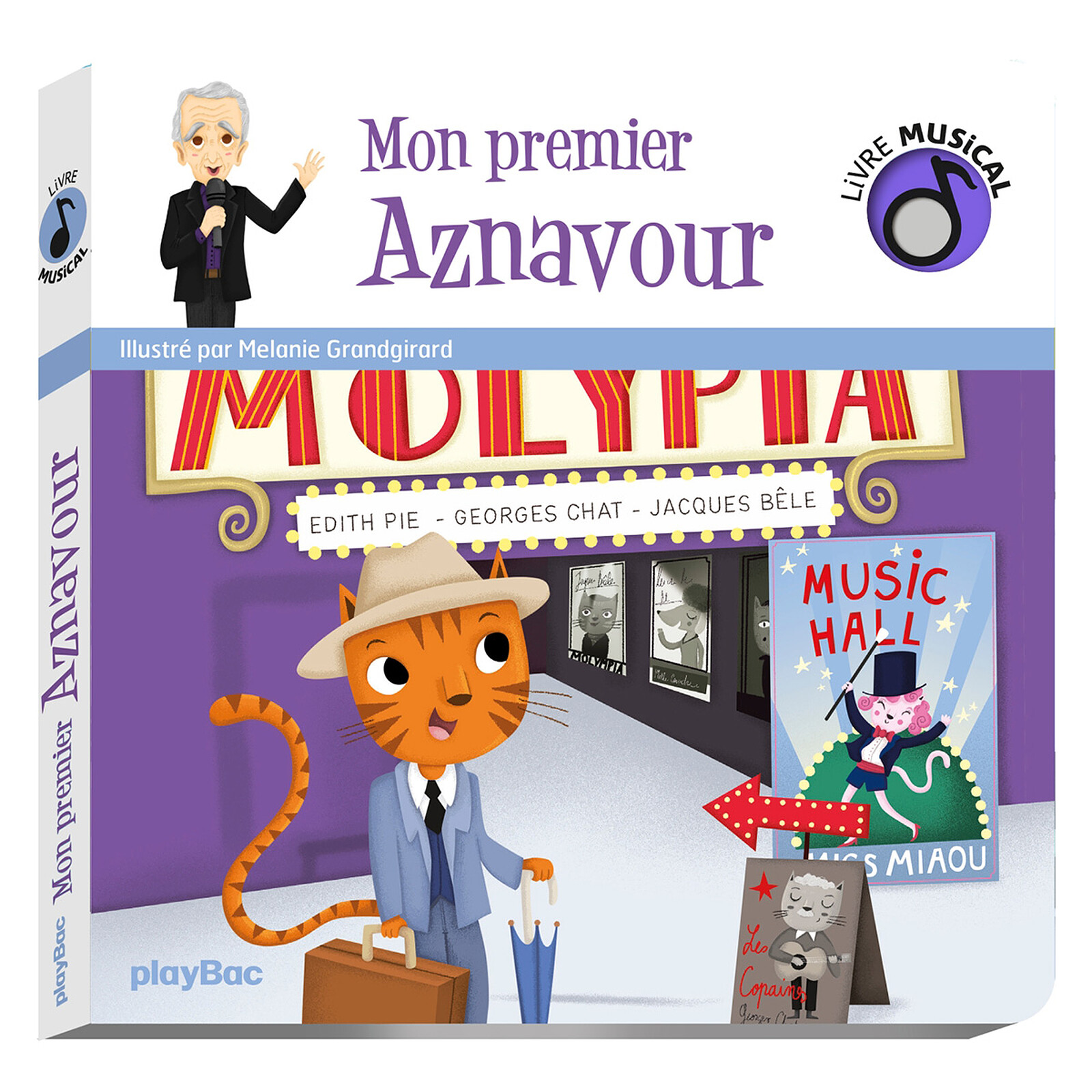 Livre Musical Mon Premier Aznavour (playBac) - Couverture