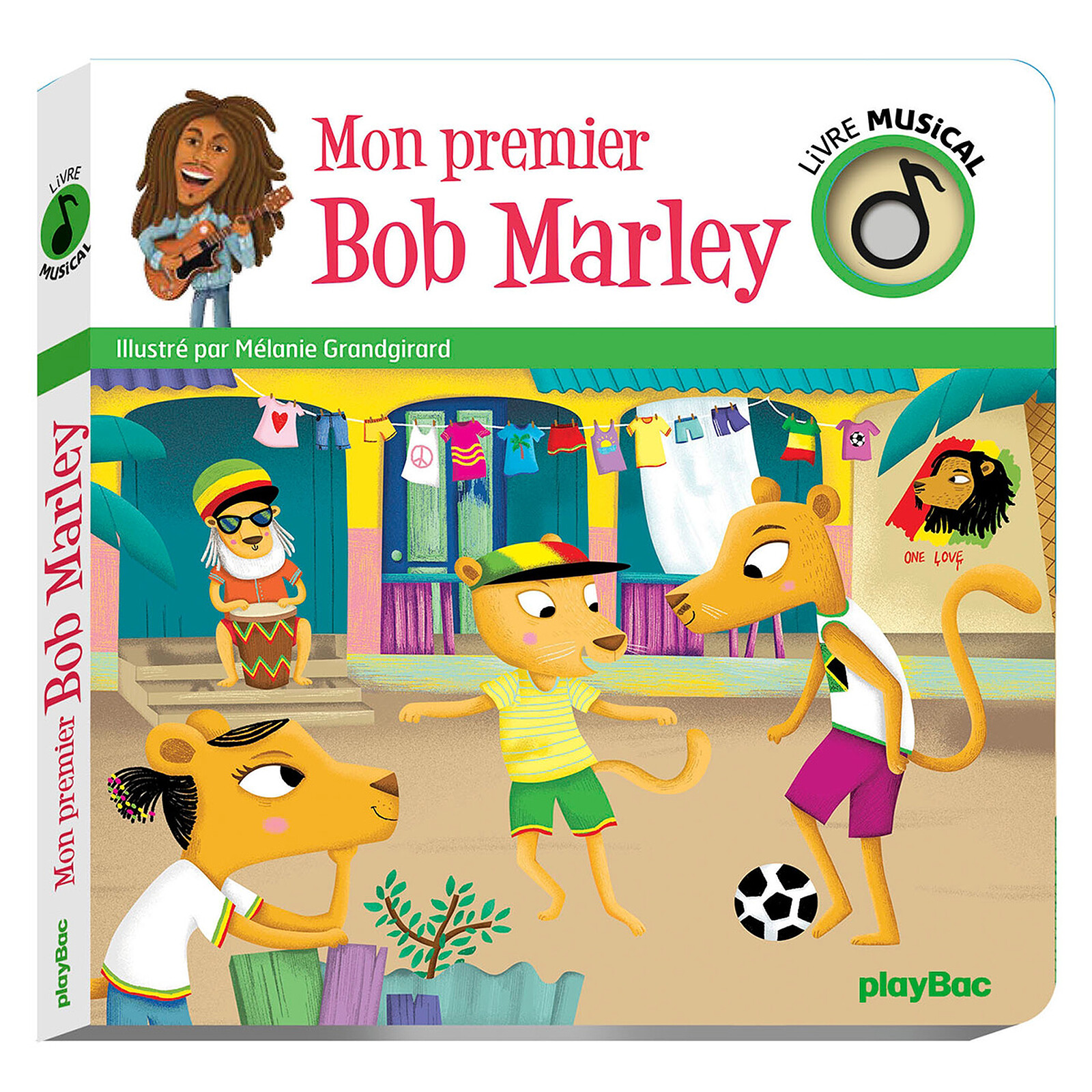 Livre Musical Mon Premier Bob Marley (playBac) - Couverture