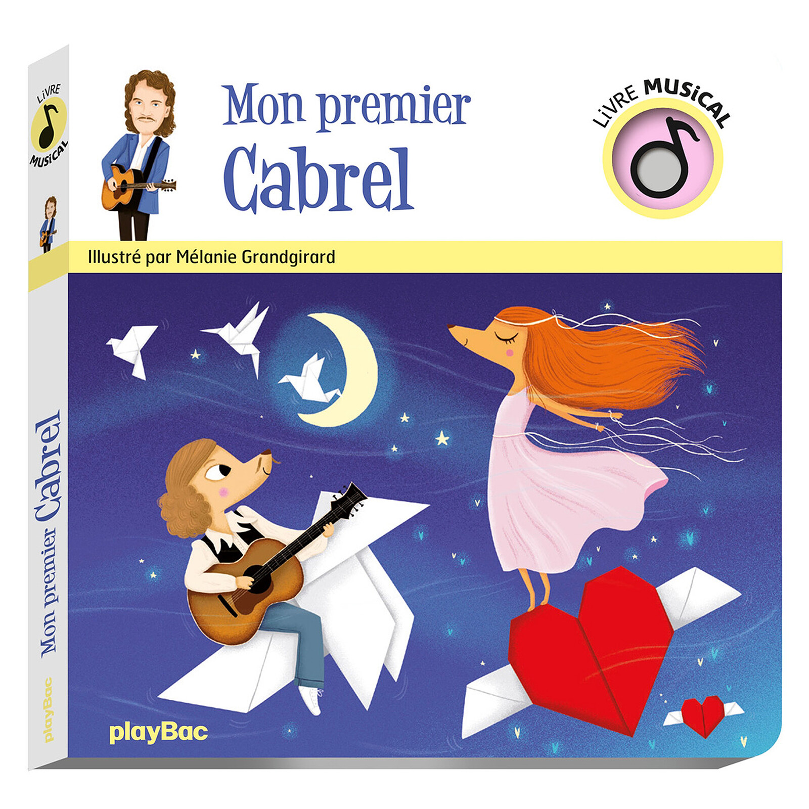 Livre Musical Mon Premier Cabrel (playBac) - Couverture