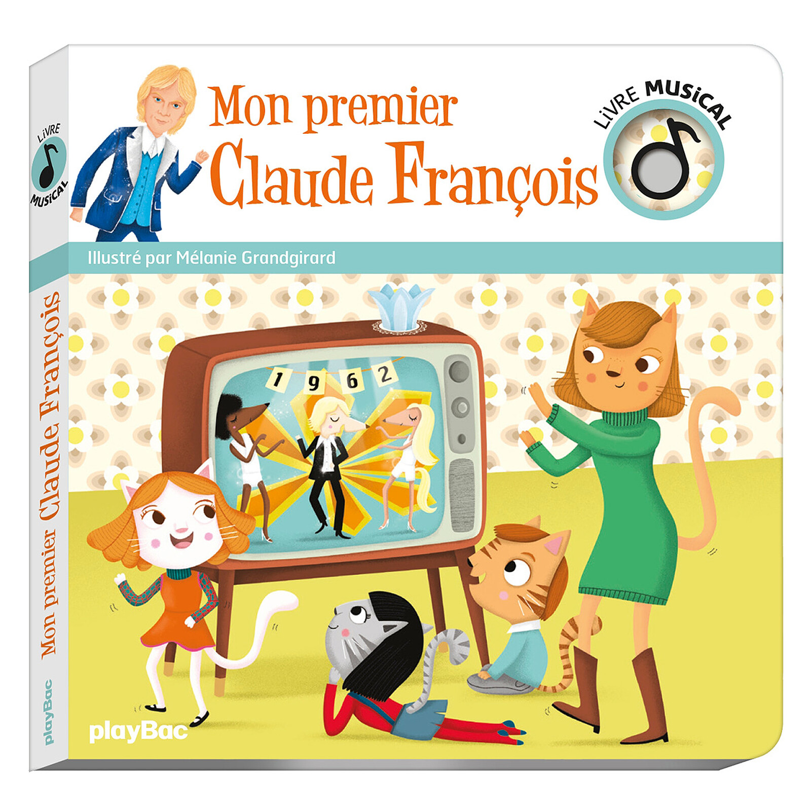 Livre Musical Mon Premier Claude François (playBac) - Couverture
