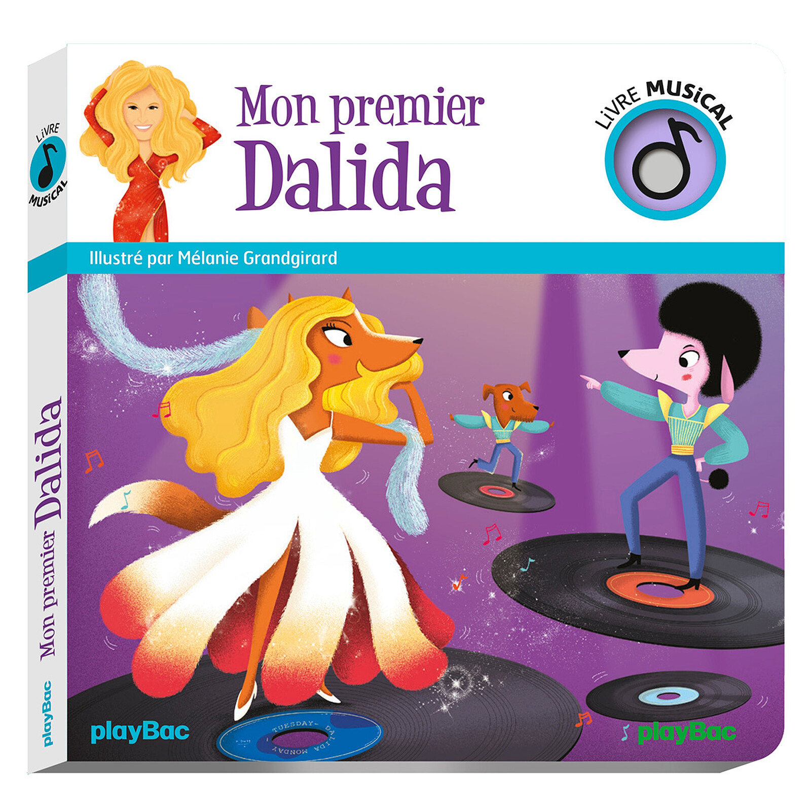 Livre Musical Mon Premier Dalida (playBac) - Couverture