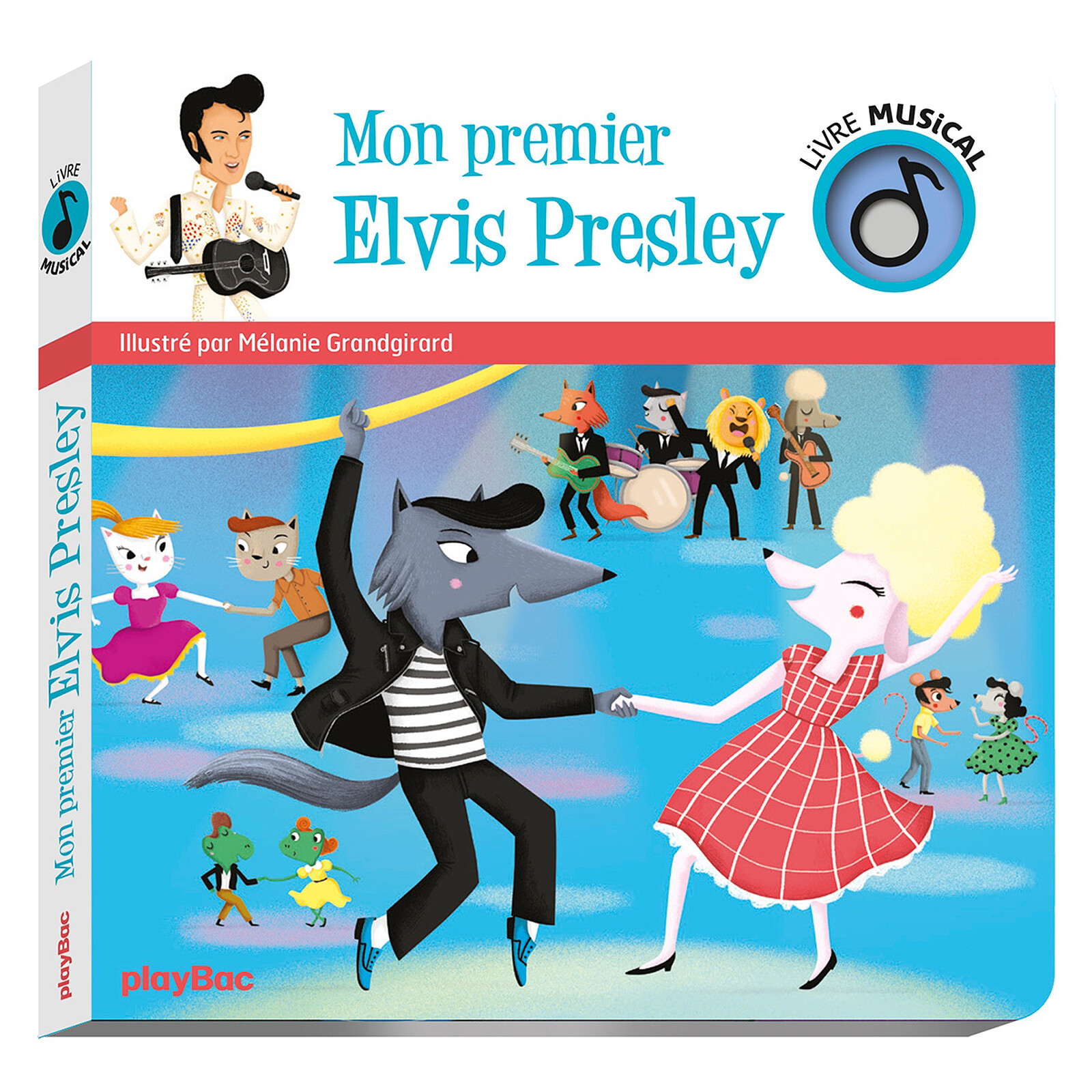 Livre Musical Mon Premier Elvis (playBac) - Couverture