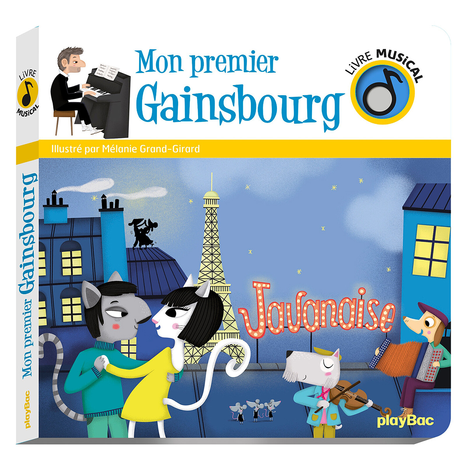 Livre Musical Mon Premier Gainsbourg (playBac) - Couverture