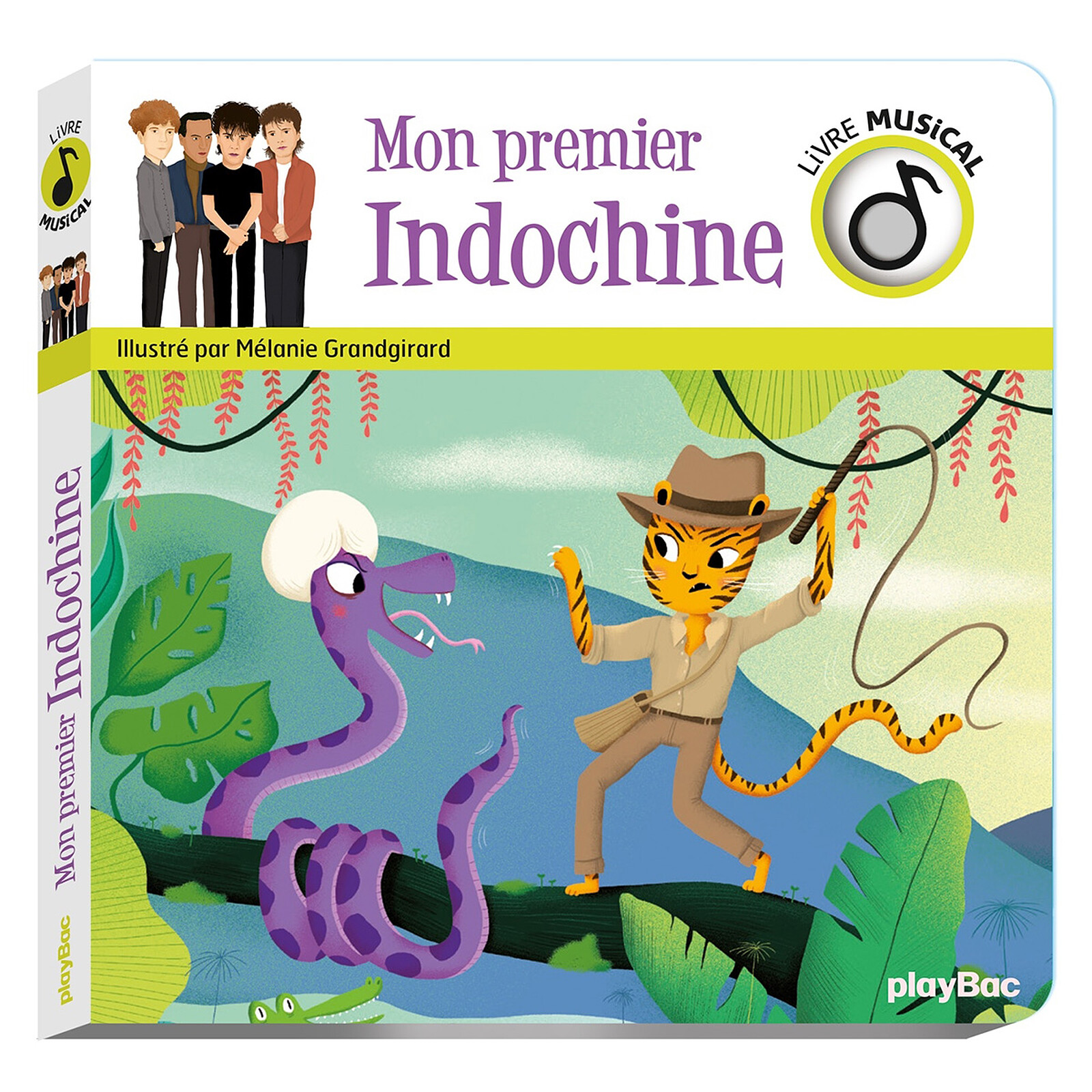 Livre Musical Mon Premier Indochine (playBac) - Couverture