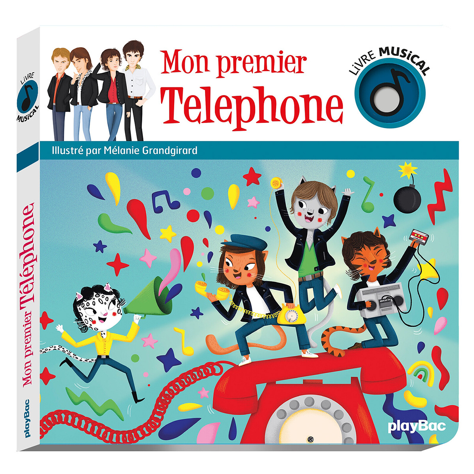 Livre Musical Mon Premier Téléphone (playBac) - Couverture