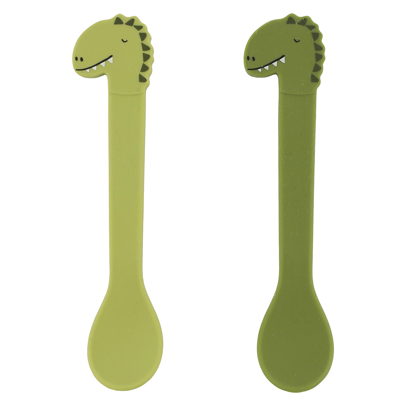 Lot de 2 Cuillères en Silicone - Mr. Dino (Trixie) - Couverture
