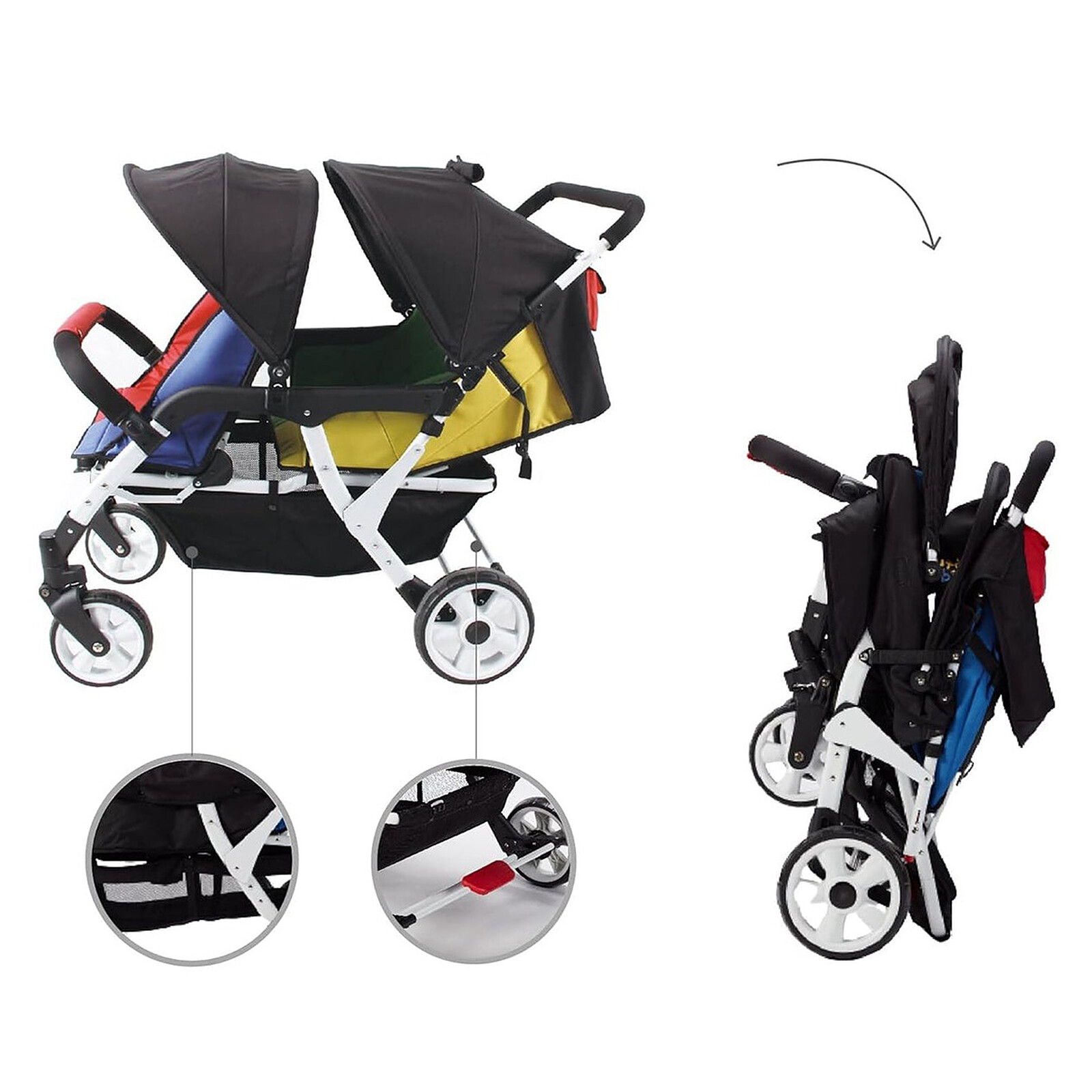 Avis Poussette 4 Places Lidoo City H4E