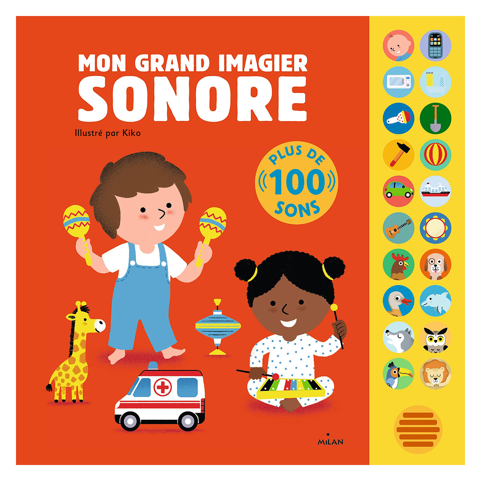 Mon Grand Imagier Sonore (Milan) - Couverture