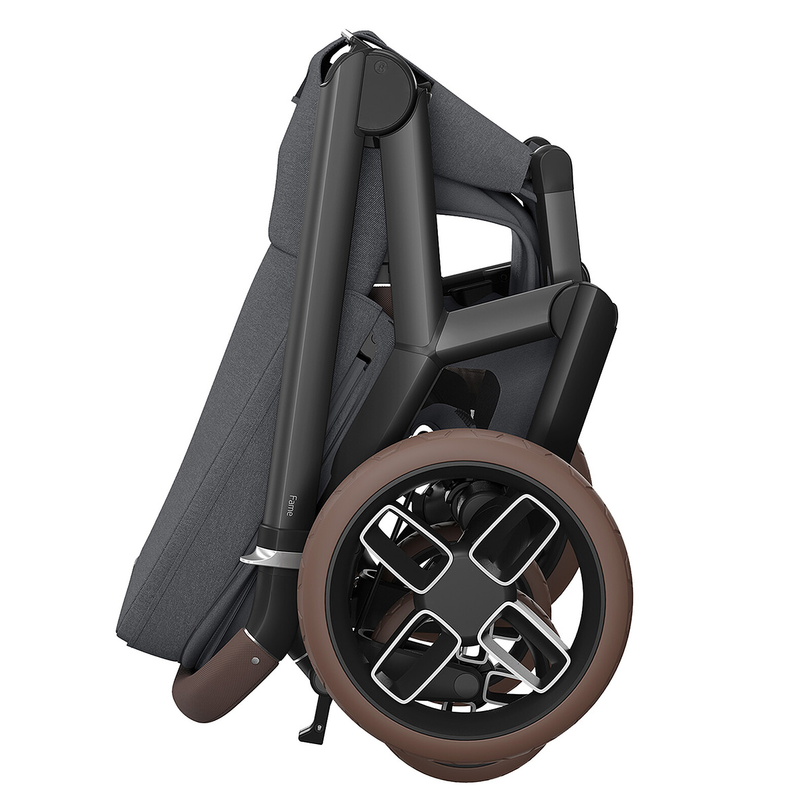 Poussette Duo Fame - Twillic Graphite pas cher